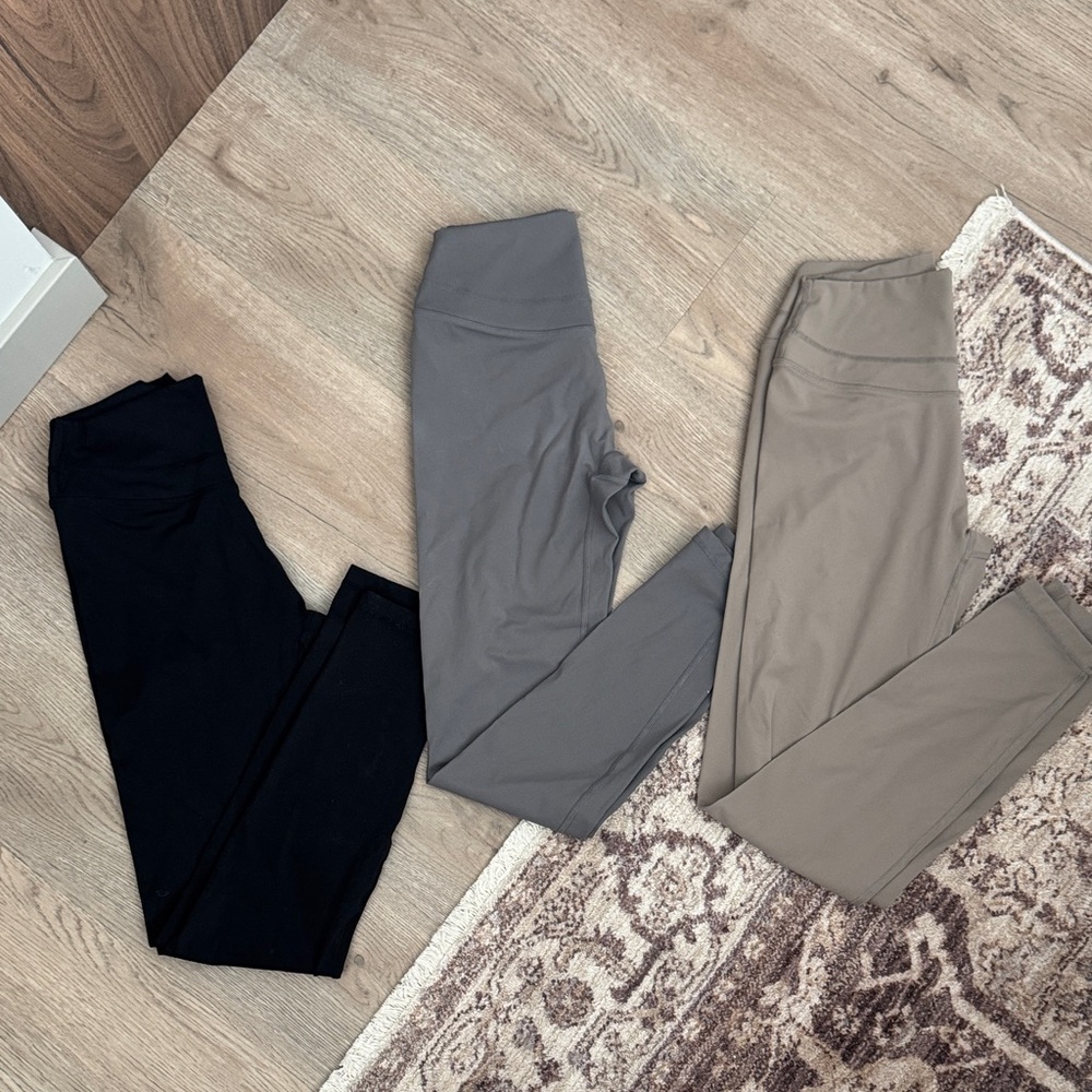Oner Active Black, Gray, and Tan Leggings READ DESCRIPTION